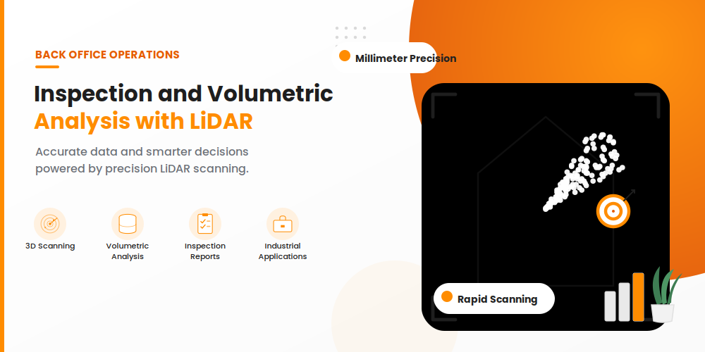 Inspection and Volumetric Analysis with LiDAR